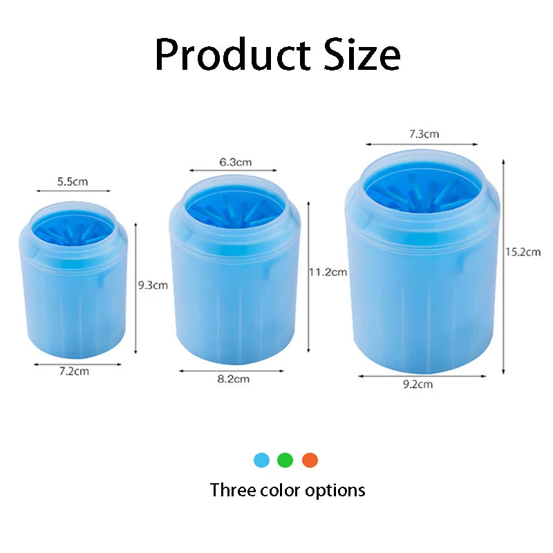 Dog Paw Cleaner Cup – Portable Silicone Foot Washer for All Breeds