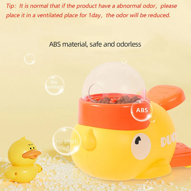 Interactive Duck Puzzle Feeder for Dogs & Cats – Slow Feed, Anti-Gulp