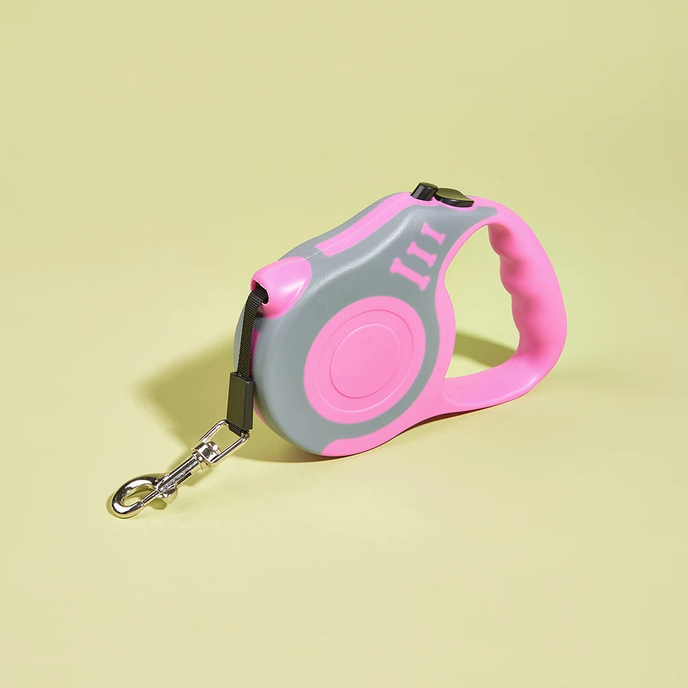 Retractable Dog Leash – Strong Nylon Lead 3m/5m for All Breeds