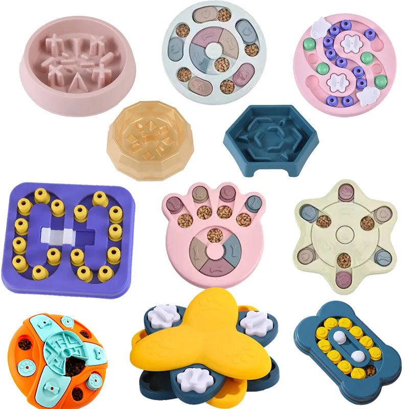 Dog Puzzle Slow Feeder Toy – IQ-Boosting Interactive Food Dispenser