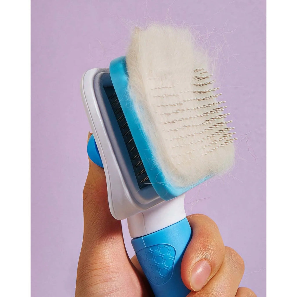 Pet Grooming Brush & Comb – Hair Remover for Dogs, Cats, Puppies & Kittens
