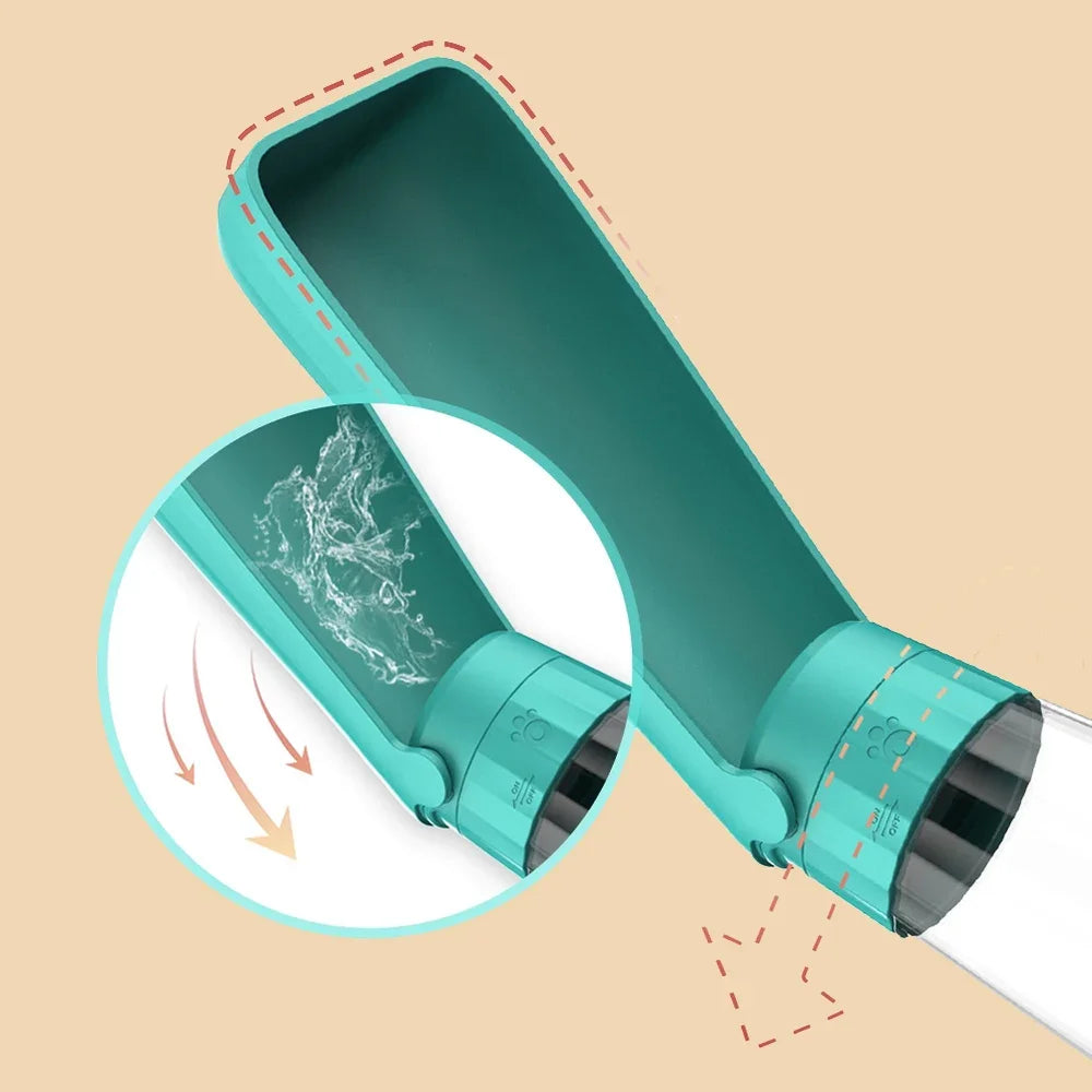 Outdoor Portable Dog Water Bottle – Leak-Proof High Capacity for All Breeds