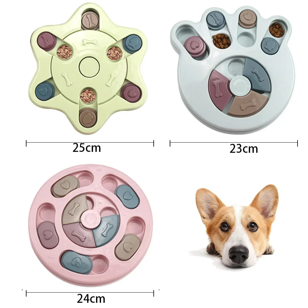 Dog Puzzle Slow Feeder Toy – IQ-Boosting Interactive Food Dispenser