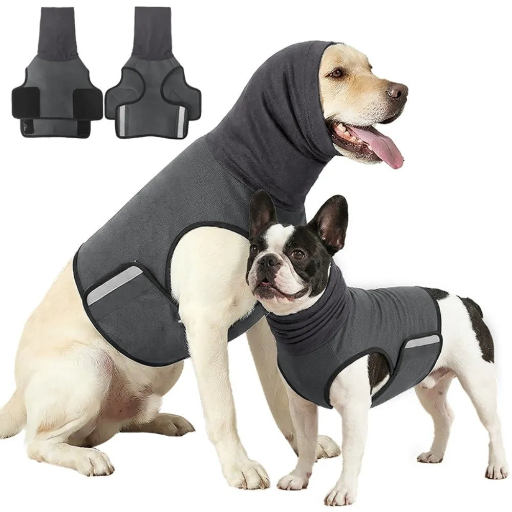 Noise-Proof Dog Anxiety Vest – Breathable Reflective Calming Wrap for Dogs
