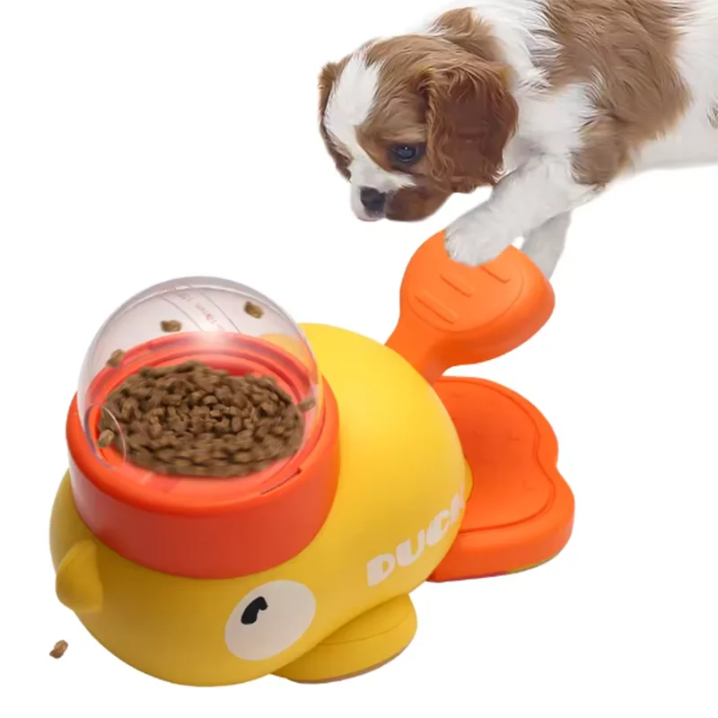Interactive Duck Puzzle Feeder for Dogs & Cats – Slow Feed, Anti-Gulp