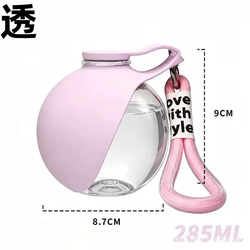 Portable Dog Water Bottle – Stainless Steel No-Spill Travel Dispenser with Bowl
