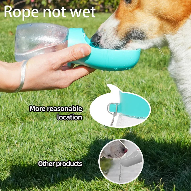 Portable Dog Water Bottle – Leakproof Travel Drinking Bowl for Dogs & Cats
