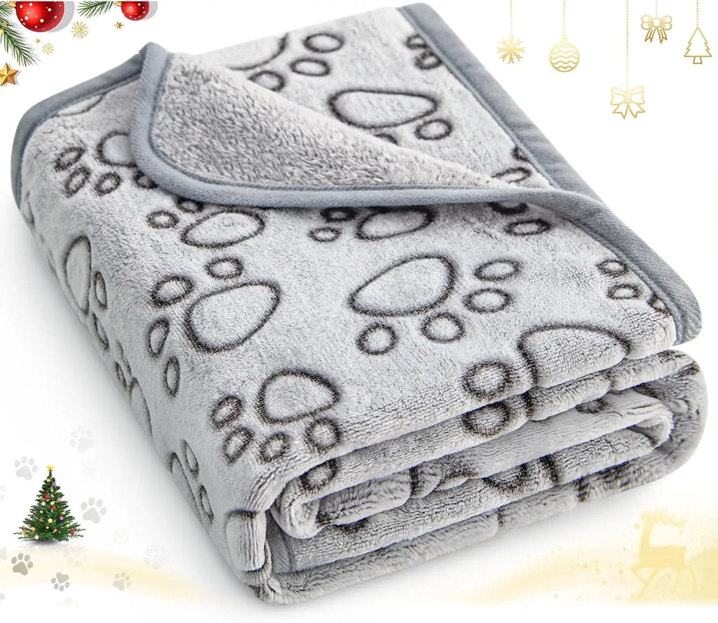 Premium Soft Dog Blanket – Washable Fleece for Indoor Cats & Dogs