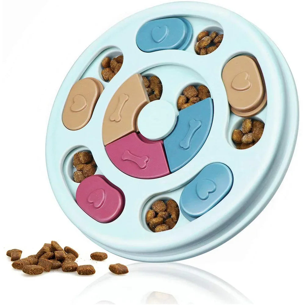 Dog Puzzle Slow Feeder Toy – IQ-Boosting Interactive Food Dispenser